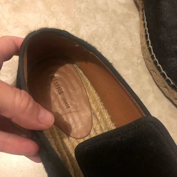 Celine Espadrilles sz39 in black pony hair - Picture 4 of 5